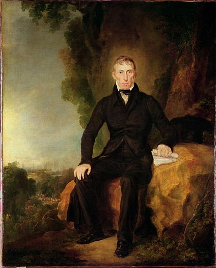 Portrait of John Loudon McAdam (1756-1836), c.1830 van English School
