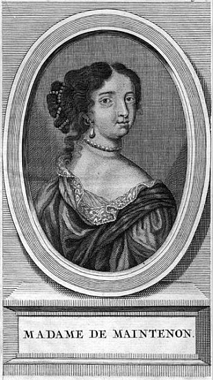 Portrait of Madame de Maintenon van English School