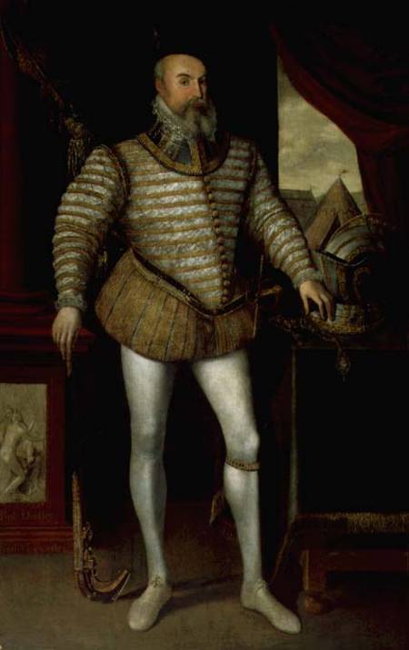 Portrait of Robert Dudley, Earl of Leicester (c.1532-88) van English School
