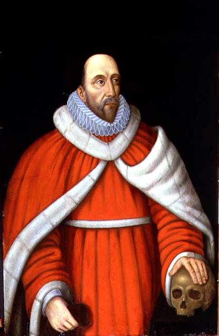 Portrait of Sir Edward Coke (1552-1634) van English School