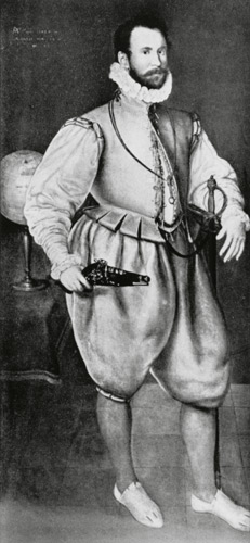 Portrait of Sir Martin Frobisher (c.1535-94) van English School