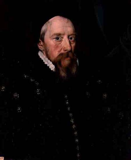 Portrait of William Cecil van English School