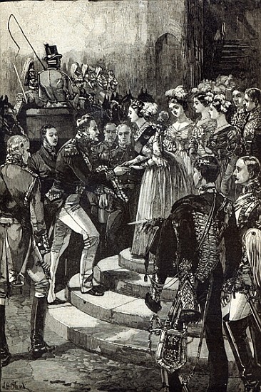 Reception of Louis Philippe at Windsor Castle van English School