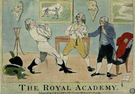 "The Royal Academy", pub. by S.W. Fores van English School
