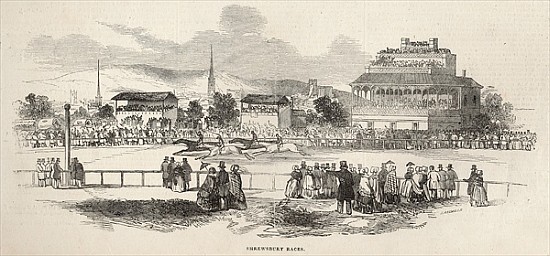 Shrewsbury Races, from ''The Illustrated London News'', 24th May 1845 van English School