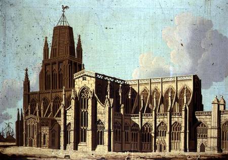 South-East View of St. Mary Redcliffe Church in Bristol van English School