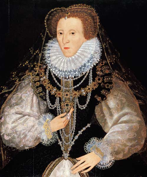 The Kitchener Portrait of Queen Elizabeth I (1533-1603) van English School