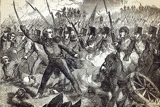The Battle of Alma, illustration from ''Cassell''s Illustrated History of England'' van English School