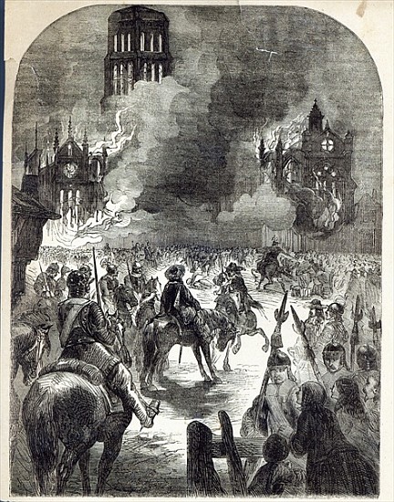 The burning of Old St. Paul''s van English School