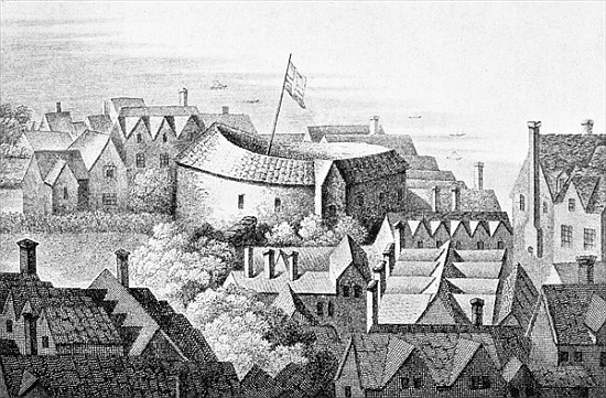 The First Globe Theatre or Rose Theatre van English School