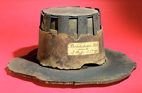 The Hat of Judge John Bradshaw, 17th century van English School