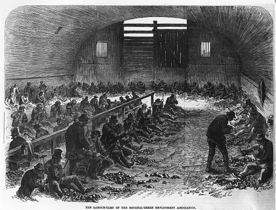 The Labour Yard of the Bethnal Green Employment Association, from ''The Illustrated London News'' van English School
