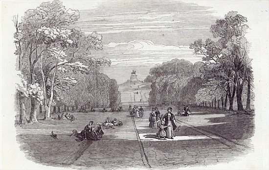 The Long Walk, Windsor, from The Illustrated London News, 14th November 1846 van English School