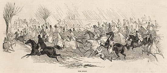 The Start, from ''The Illustrated London News'', 5th December 1846 van English School