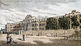 New Bethlem Hospital, St. George''s Fields; engraved by Riley