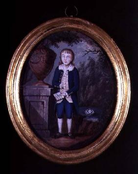 Portrait of Thomas Carpenter with a Bird's Nest Next to an Urn