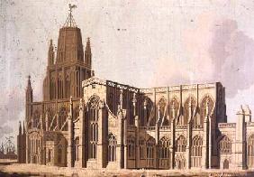 South East View of Redcliffe Church, Bristol