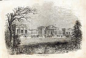 Stowe - the Garden Front, from ''The Illustrated London News'', 18th January 1845