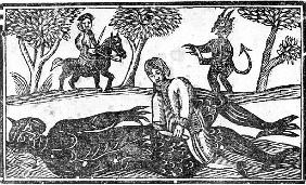 The Gelding of the Devil, an illustration from ''A Book of Roxburghe Ballads''