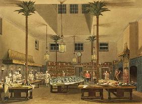 The Great Kitchen, from ''Views of The Royal Pavilion, Brighton'' John Nash (1752-1835) 1826