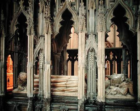 Tomb of Edward II (1284-1327) erected by Edward III van English School