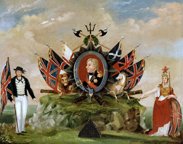 A Tribute to Nelson (1758-1805) van English School