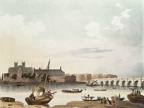 View of Westminster and the Bridge van English School