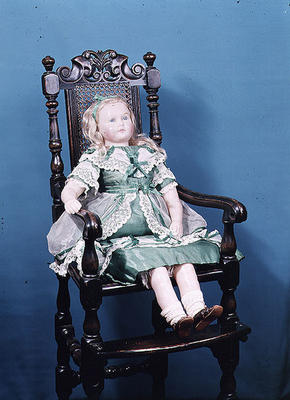 Doll, probably made by Charles Marsh, 1865 (wax) van English School, (19th century)
