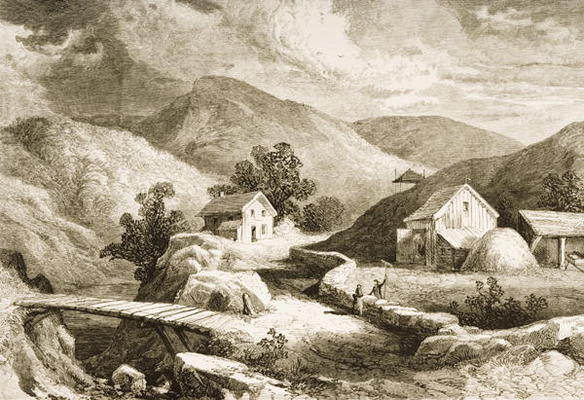 Hills of New England, c.1870, from 'American Pictures', published by The Religious Tract Society, 18 van English School, (19th century)
