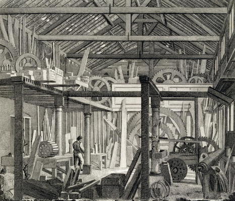 Interior View of John Bunyan's Meeting House in Zoar Street, Gravel Lane, Southwark, used as a works van English School, (19th century)