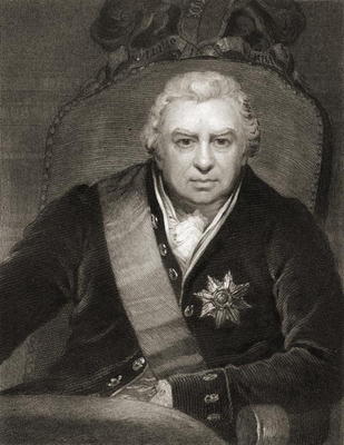 Sir Joseph Banks (1743-1820) Baronet of Banks, from 'Gallery of Portraits', published in 1833 (engra van English School, (19th century)