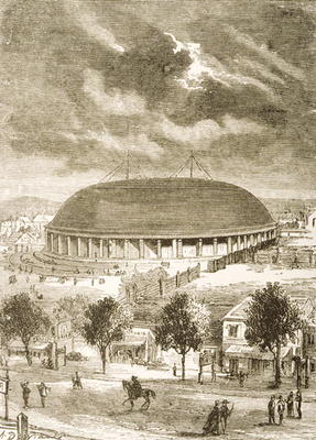 The Mormon Tabernacle, c.1870, from 'American Pictures', published by The Religious Tract Society, 1 van English School, (19th century)