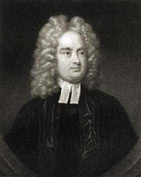 Jonathan Swift (1667-1745), from 'The Gallery of Portraits', published 1833 (engraving)