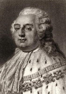 Louis XVI (1754-93) King of France (engraving)