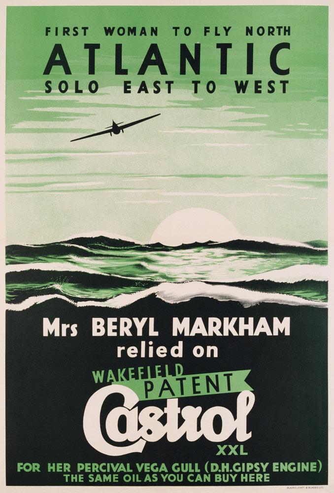 Poster advertising 'Castrol' oil van English School, (20th century)