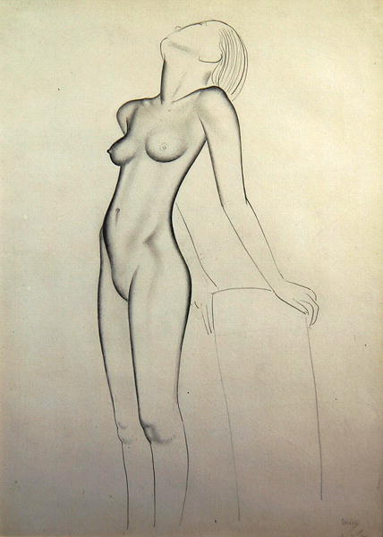 Nude, 1927 (pencil on paper)  van Eric Gill