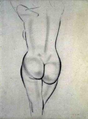 The Nude, 1936 (pencil on paper) 