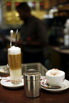 Kaffee Latte und Capucino van Erich Teister
