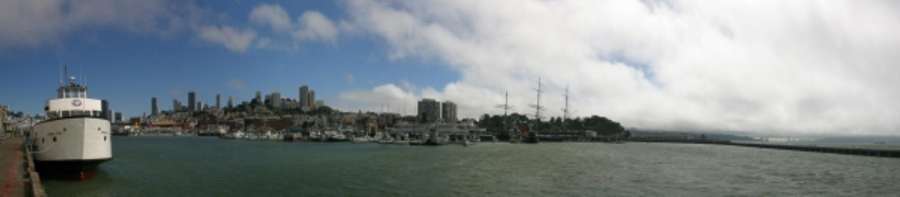 San Francisco - Hafenpanorama van Erich Teister