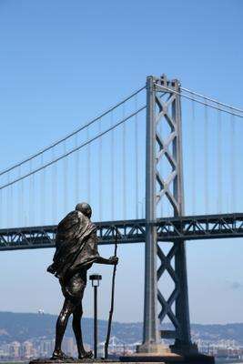 San Francisco - Oakland Bay Bridge van Erich Teister