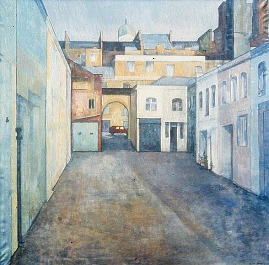 Petersham Place, South Kensington, 1981 (oil on canvas)  van Erin  Townsend