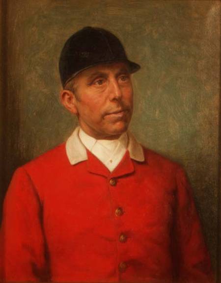 Huntsman, believed to have been a Master of the Pytchley Hunt van Ernest Gustave Girardot