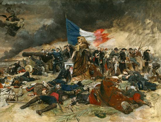 Allegory of the Siege of Paris van Ernest Meissonier