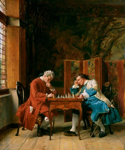 The Chess Players van Ernest Meissonier
