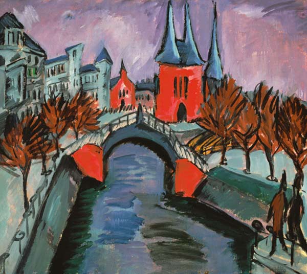 Rotes Elisabeth-Ufer van Ernst Ludwig Kirchner