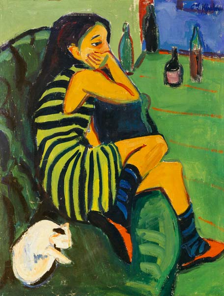 Die Artistin van Ernst Ludwig Kirchner