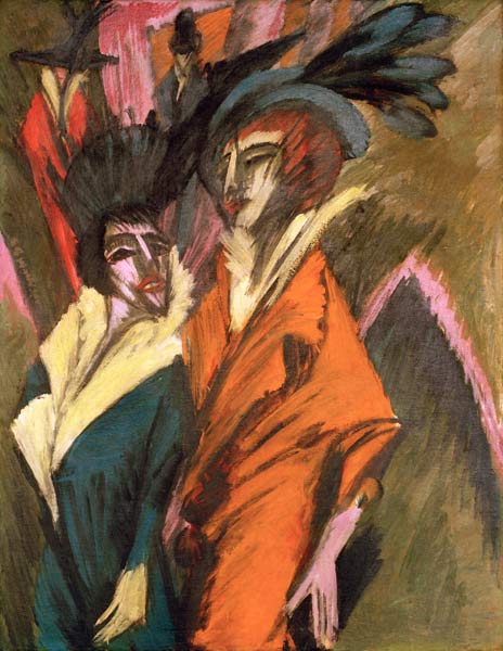 Two Women van Ernst Ludwig Kirchner