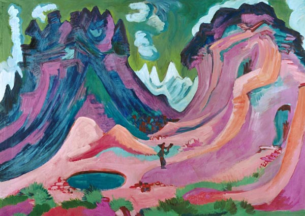Amselfluh. van Ernst Ludwig Kirchner