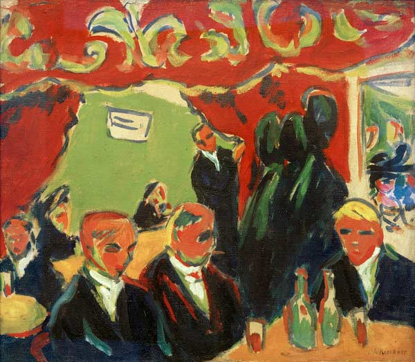 Weinstube van Ernst Ludwig Kirchner