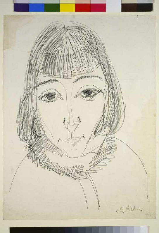 Bildnis Erna van Ernst Ludwig Kirchner